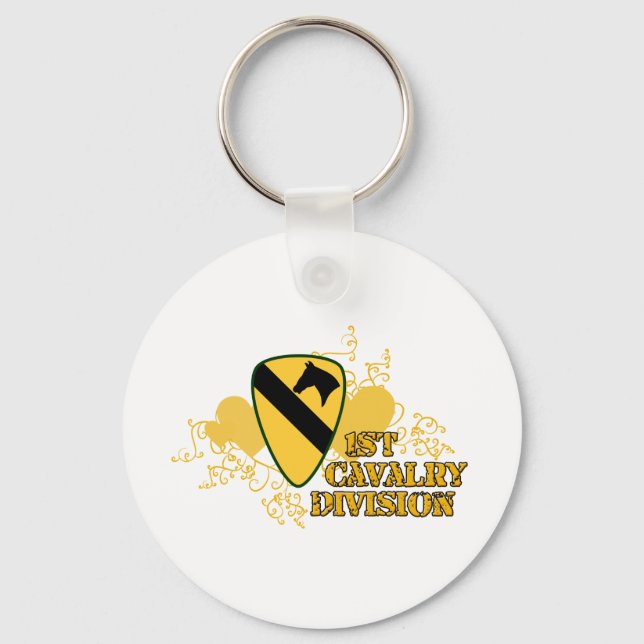 1st Cavalry Division Keychain (Front)