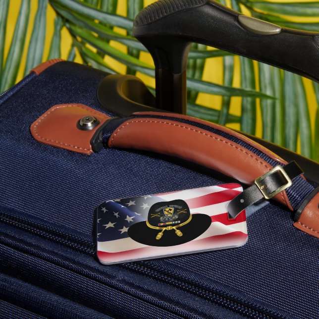 1st Cavalry Division   Luggage Tag (Front Insitu 3)
