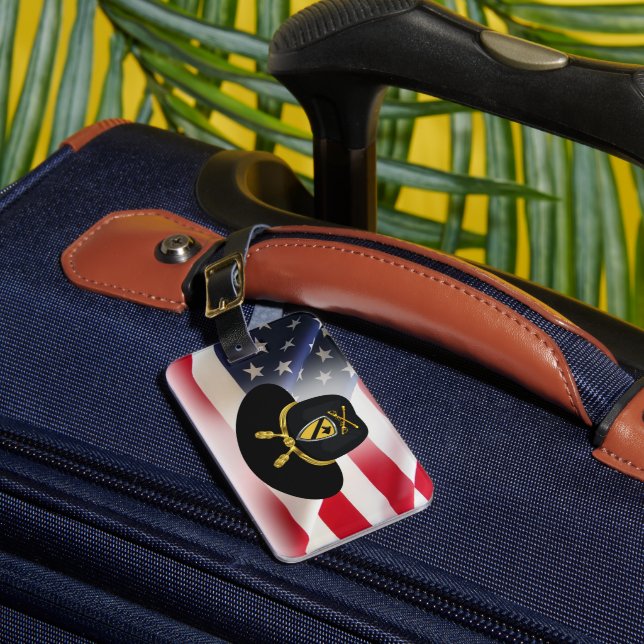 1st Cavalry Division  Luggage Tag (Front Insitu 1)