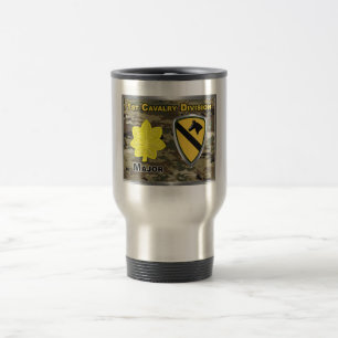 1st Cavalry Division Major Travel Mug