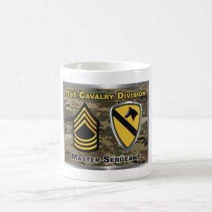 1st Cavalry Division Master Sergeant Coffee Mug
