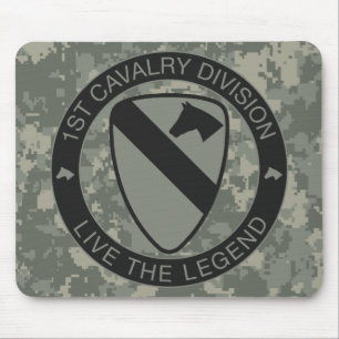 1st Cavalry Division Mousepad ACU