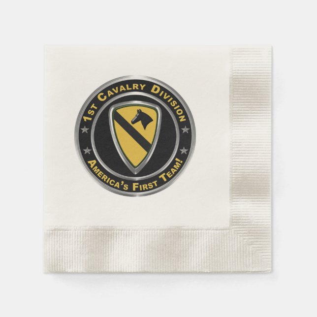 1st Cavalry Division  Napkin (Front)