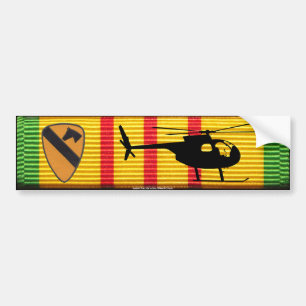 1st Cavalry Division OH-6 Loach VSM Bumper Sticker