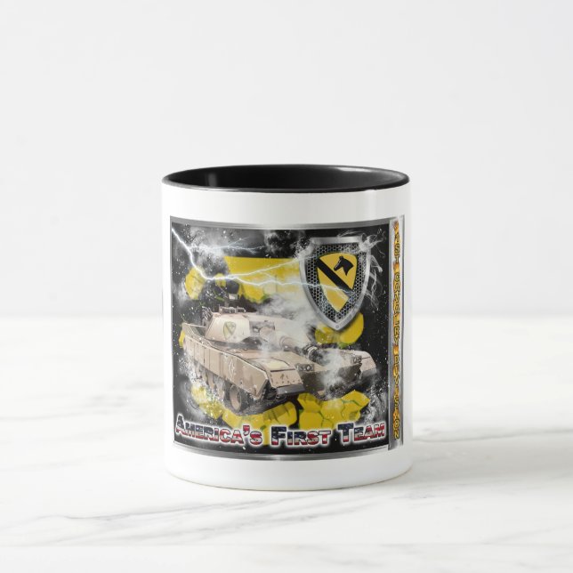 1st Cavalry Division-One of a Kind Design Mug (Center)
