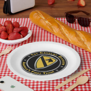 1st Cavalry Division  Paper Plate