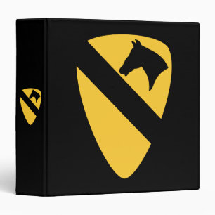 1st Cavalry Division Patch Patriotic Binder