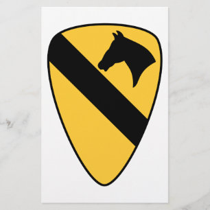 1st Cavalry Division Patch Patriotic Flyer