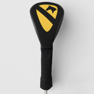 1st Cavalry Division Patch Patriotic Golf Head Cover