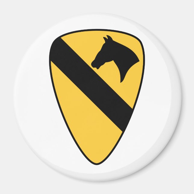 1st Cavalry Division Patch Patriotic Magnet (Front)