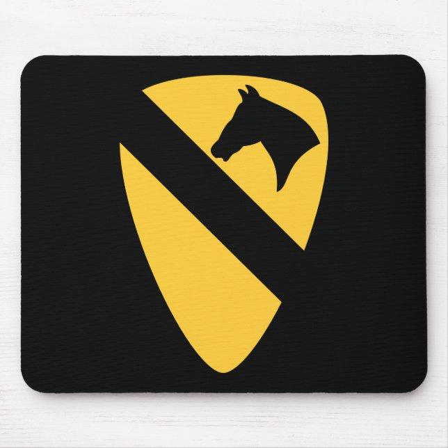 1st Cavalry Division Patch Patriotic Mouse Pad (Front)