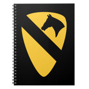 1st Cavalry Division Patch Patriotic Notebook