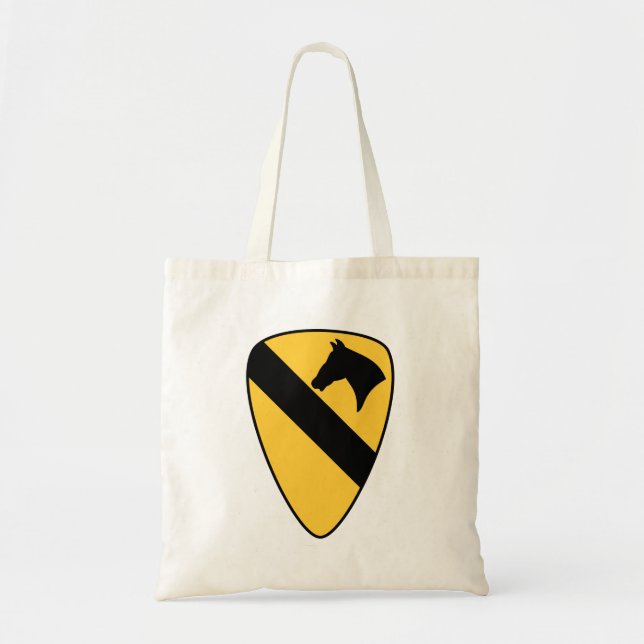 1st Cavalry Division Patch Patriotic Tote Bag (Front)