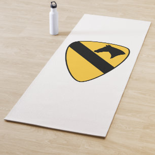 1st Cavalry Division Patch Patriotic Yoga Mat