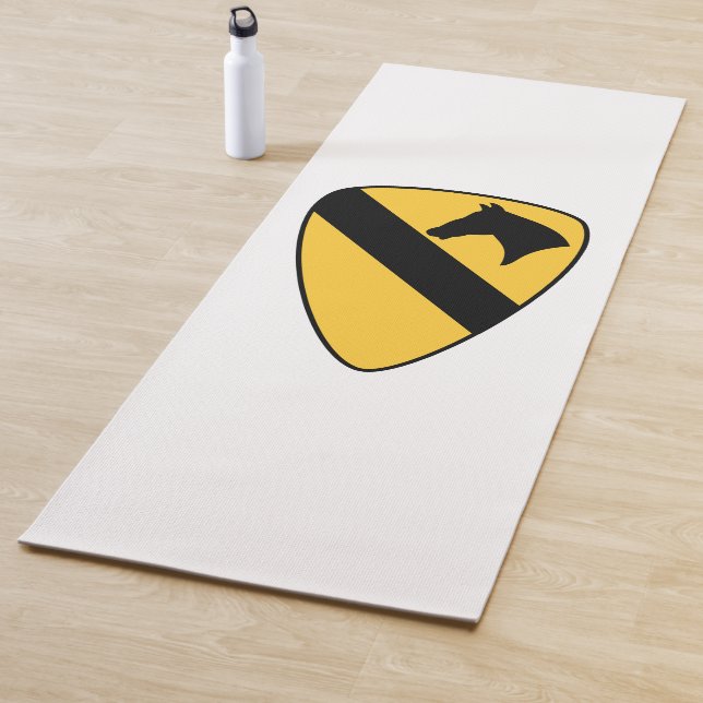 1st Cavalry Division Patch Patriotic Yoga Mat (In Situ)