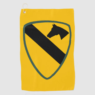 1st Cavalry Division Patch United States Golf Towel