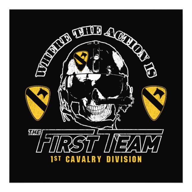 1st Cavalry Division Photo Print (Front)