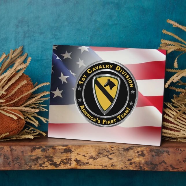 1st Cavalry Division  Plaque (Side)