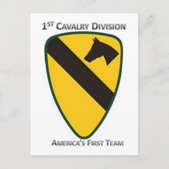 1st Cavalry Division Postcard (Front)