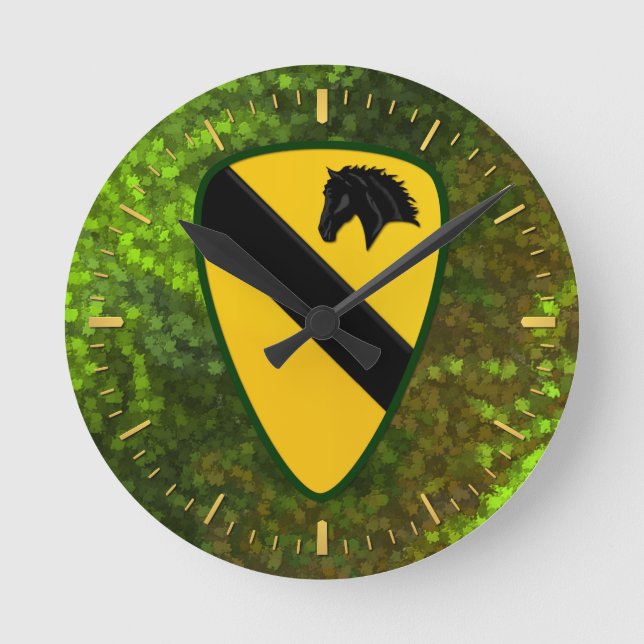 1st Cavalry Division Round Clock (Front)