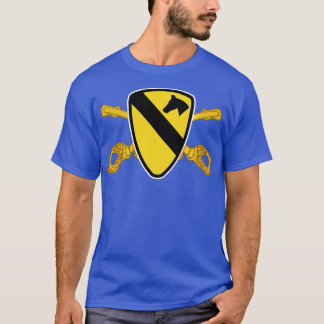 1st Cavalry Division SSI w Br X T-Shirt