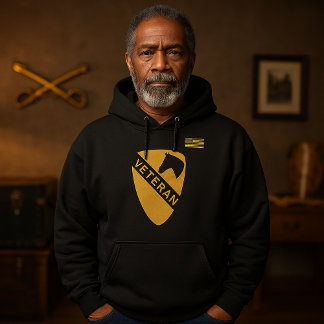 1st Cavalry Division Veteran Tribute Black Hoodie