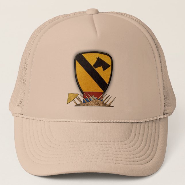 1st cavalry division vietnam nam war patch Hat (Front)