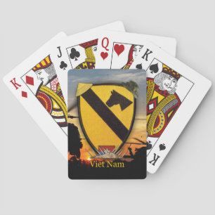 1st cavalry division vietnam veterans poker Cards