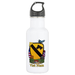 1st cavalry division vietnam war vets 532 ml water bottle