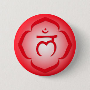 1st Chakra - Muladhara 2 Inch Round Button
