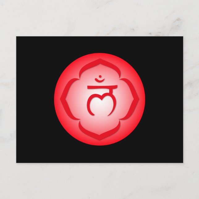 1st Chakra - Muladhara Postcard (Front)