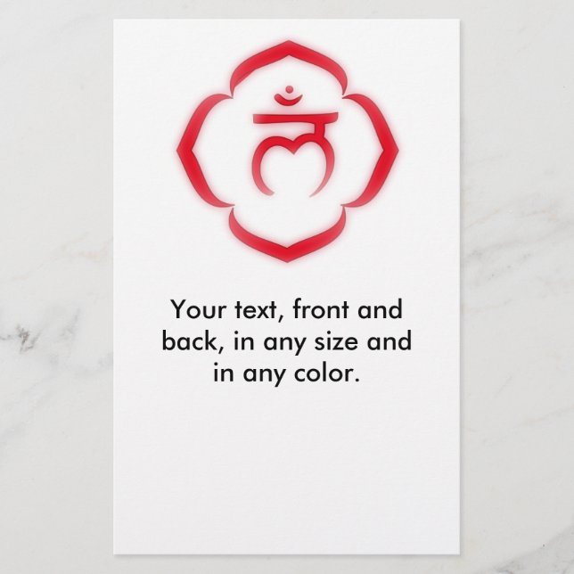 1st Chakra (the root chakra) Flyer (Front)