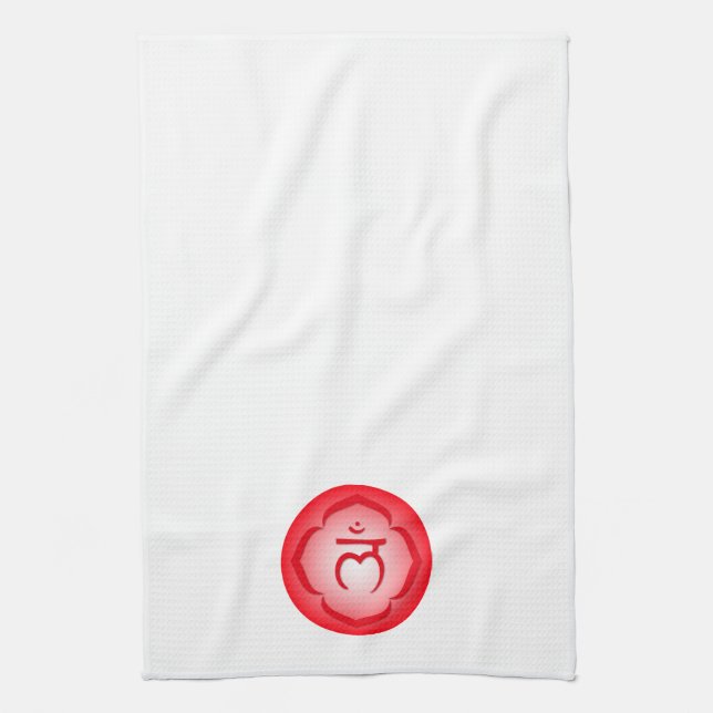 1st Chakra (the root chakra) Kitchen Towel (Vertical)
