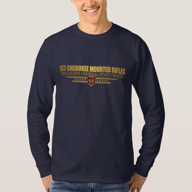 1st Cherokee Mounted Rifles T-Shirt (Front)