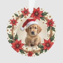 1st Christmas 2-sided Santa Paws Forever