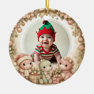 1st Christmas 2 sided The Merry Mischief‑Maker Ceramic Ornament