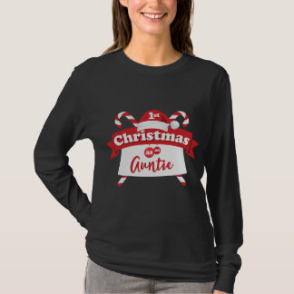 1st Christmas as An Auntie T-Shirt