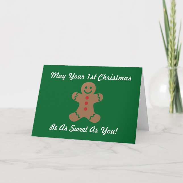 1st Christmas Holiday Card (Front)