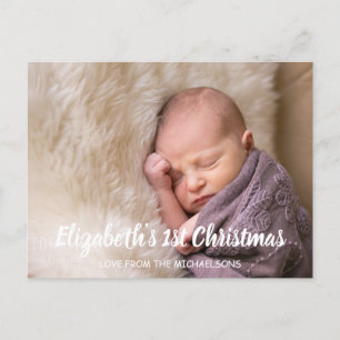 1st Christmas Holiday Postcard