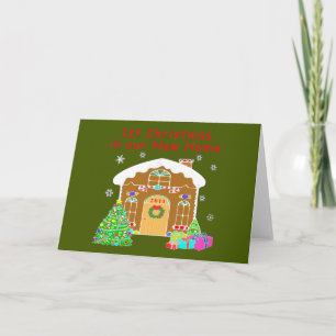 1st Christmas in our New Home Holiday Card