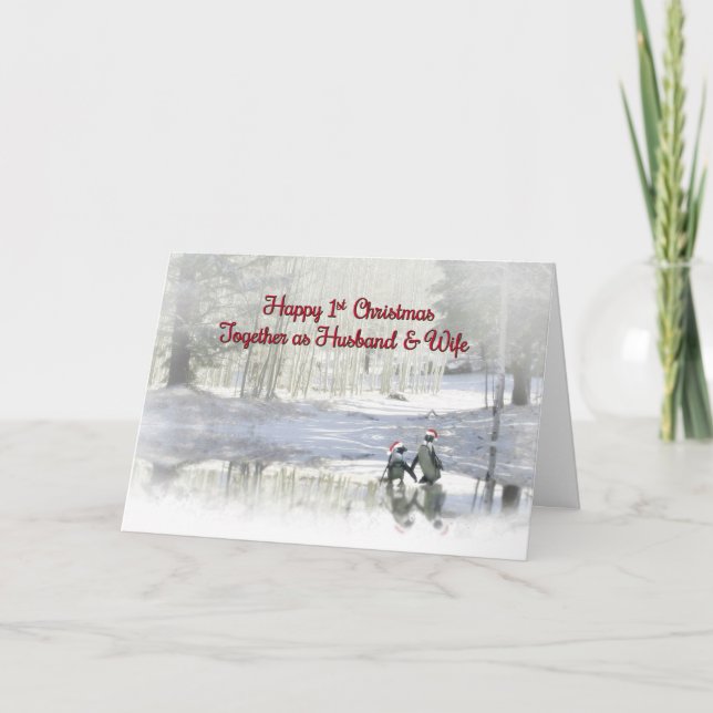 1st Christmas Together as Husband and Wife Card (Front)