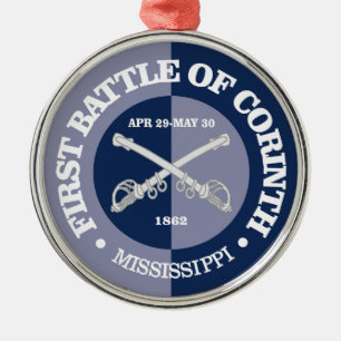 1st Corinth (B&G) Metal Ornament