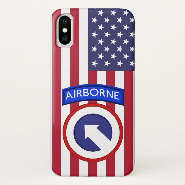 1st Corps Support Command Airborne Case-Mate iPhone Case (Back)