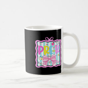 1st Day Of Pre-kindergarten Preppy Back To School  Coffee Mug