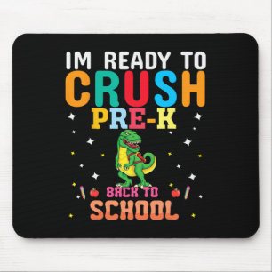 1st Day Of Preschool Girls Prek Boys Back To Schoo Mouse Pad