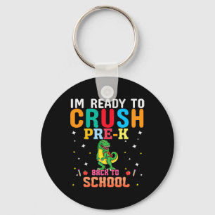 1st Day Of Preschool Girls Prek Boys Ck To School Keychain