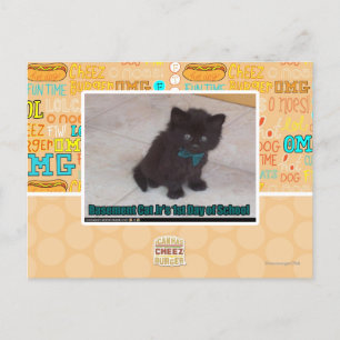 1st Day of School Postcard