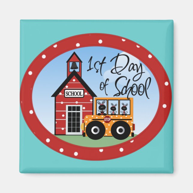 1st Day of School Tshirts and Gifts Magnet (Front)