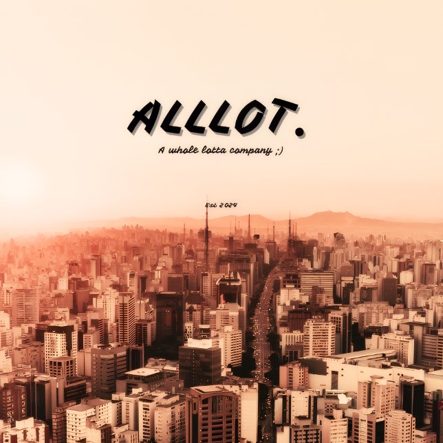 1st edition "alllot" retro design t-shirt (Creator Uploaded)