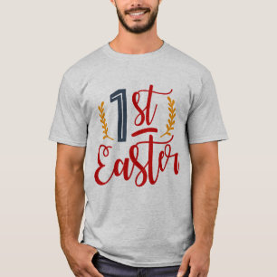 1st Estar grey colour Men's Basic T-Shirt